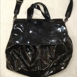 Marni patent leather shoulder bag